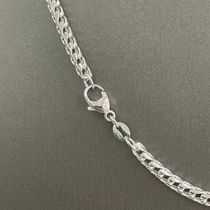 32MM Diamond Cut Franco Chain Platinum 950 Saints Gold Co Necklaces 32MM Diamond Cut Franco Chain Platinum 950 Saints Gold Co Necklaces