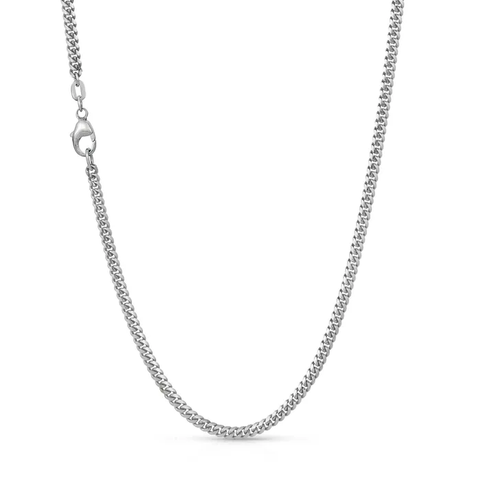 40MM Miami Cuban Chain Platinum 950 Saints Gold Co Necklaces