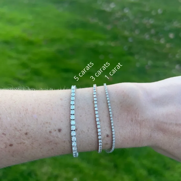 Alexis Jae Bracelets Real Diamond Tennis Bracelet