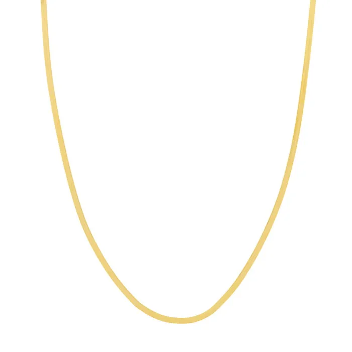 Alexis Jae Skinny Herringbone Chain Necklaces