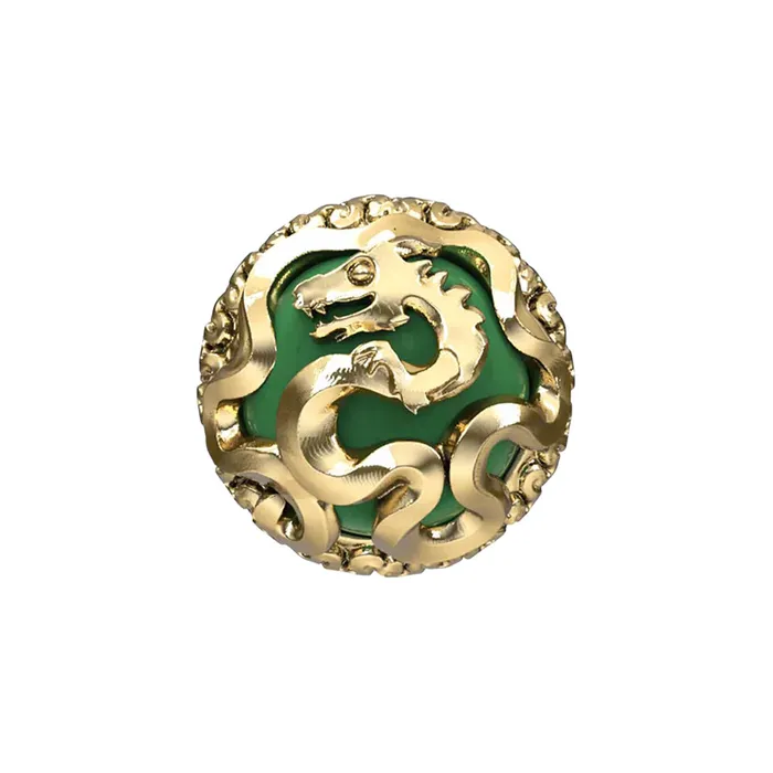 Anatometal Earrings Dragon Ball Natural Stone Cabochon Threaded End in Yellow Gold Anatometal Earrings Dragon Ball Natural Stone Cabochon Threaded End in Yellow Gold