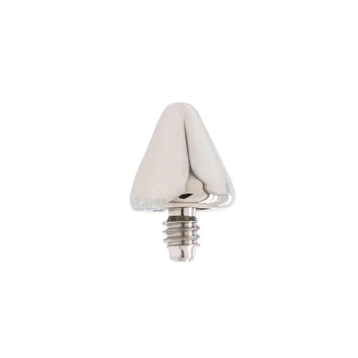 Anatometal Earrings Stainless Steel Spike Threaded End