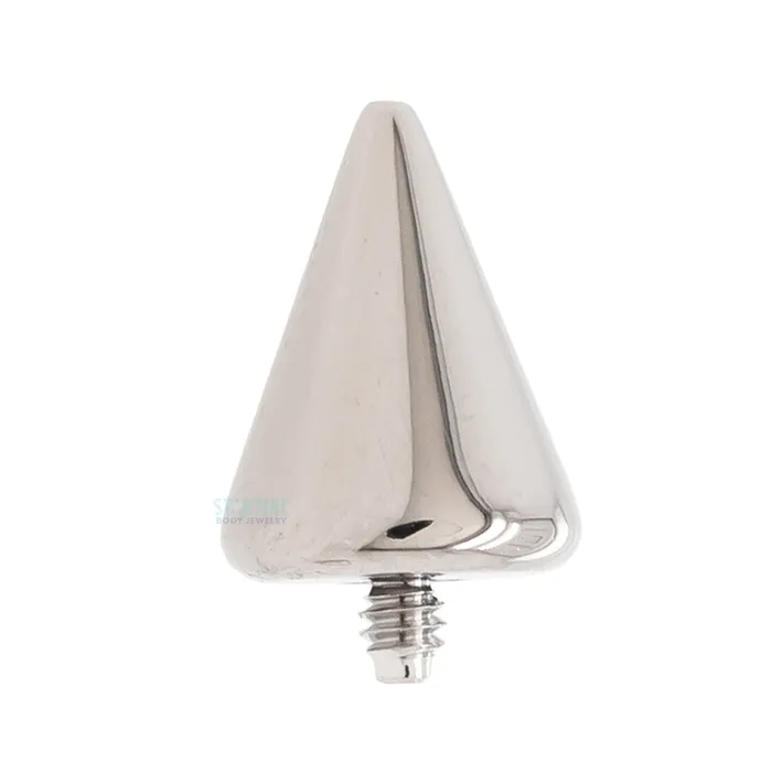 Anatometal Earrings Stainless Steel Spike Threaded End