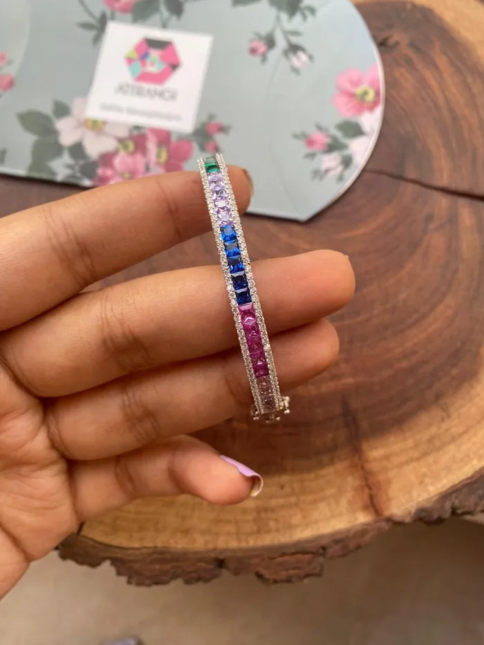 Attrangi Bracelets Colorama Daily Wear Sleek Diamond Bracelet Attrangi Bracelets Colorama Daily Wear Sleek Diamond Bracelet