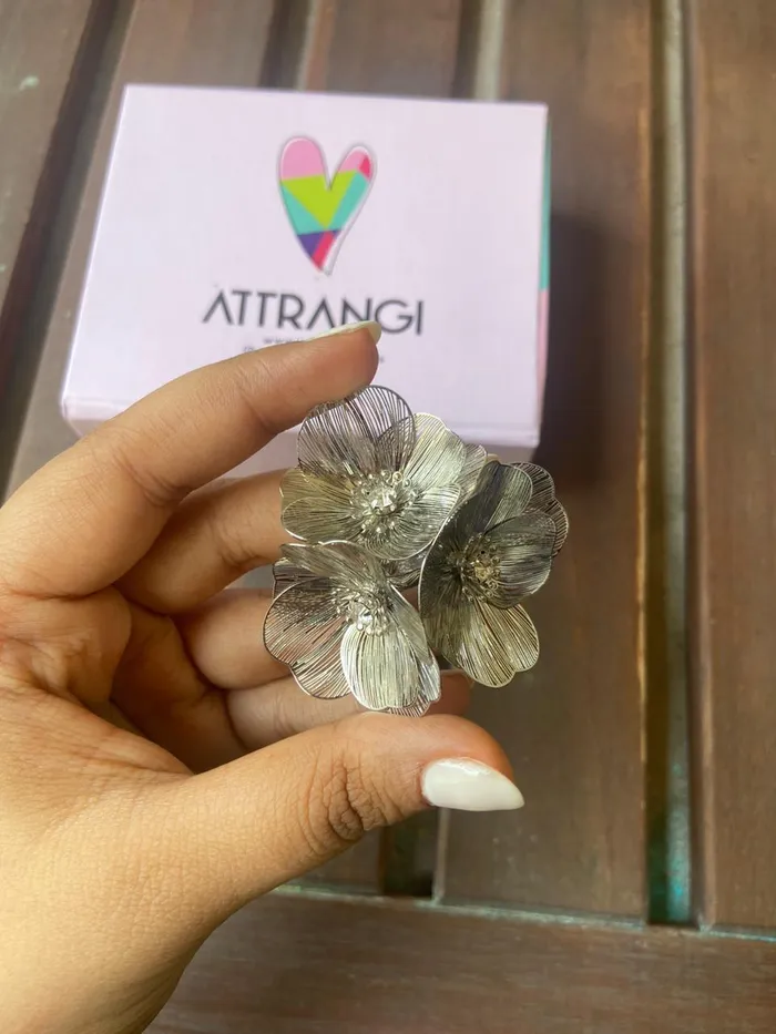 attrangi Masoom Floral Statement Ring Rings