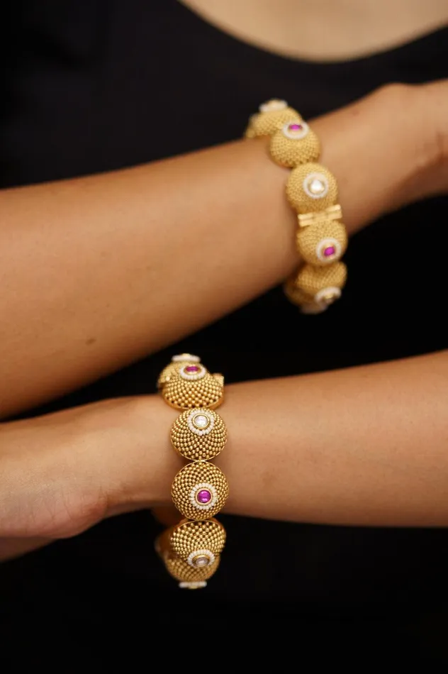 attrangi Swarna Rajputana Gokhru Bangle Sone Pe Suhaga Collection Bracelets