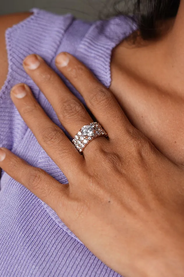 attrangi1 Rings 5 in 1 Diamond Ring attrangi1 Rings 5 in 1 Diamond Ring