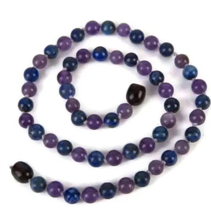 Baltic Essentials Necklaces ADHD Focus Anger Amethyst Lapis Lazuli 125 or 14 17 19 inch