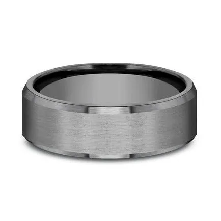 Benchmark Rings Tantalum Satin Band