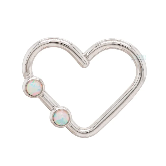 Body Vision BVLA Heartbreaker Ring in Gold with Opals Rings
