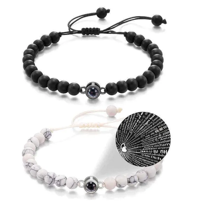 Bracelets 100 Language I Love You Projection Bracelet worldnetgifts