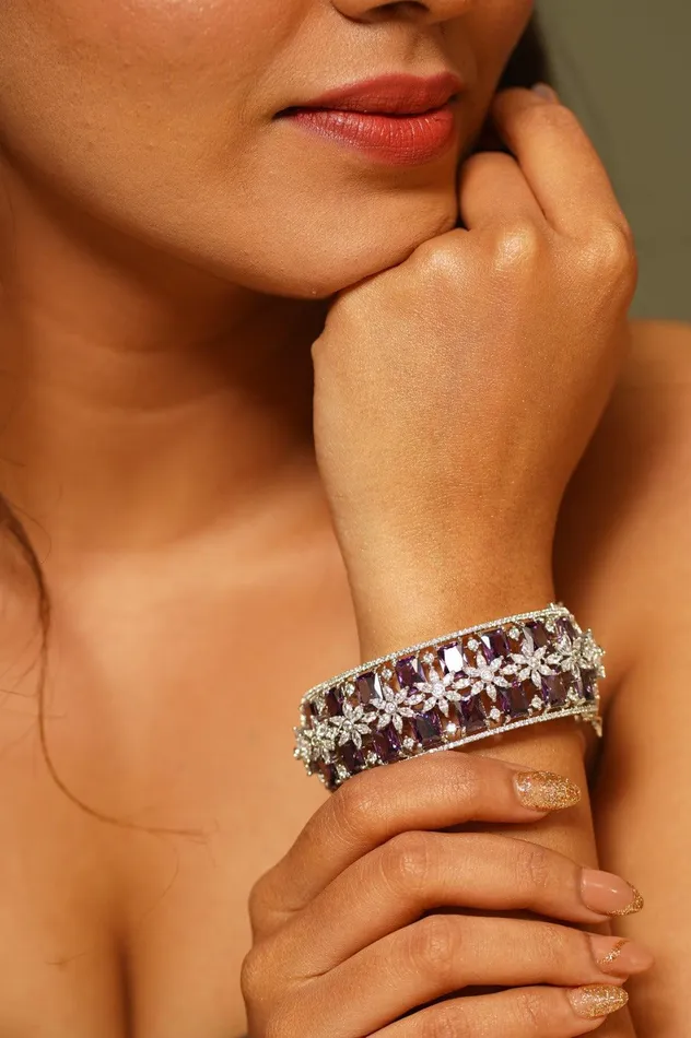 Bracelets Bella Diamond Purple Bracelet attrangi