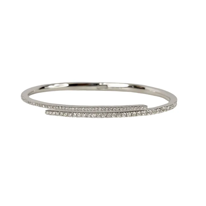 Bracelets Cherie Dori Diamond Bypass Bracelet 075ctw