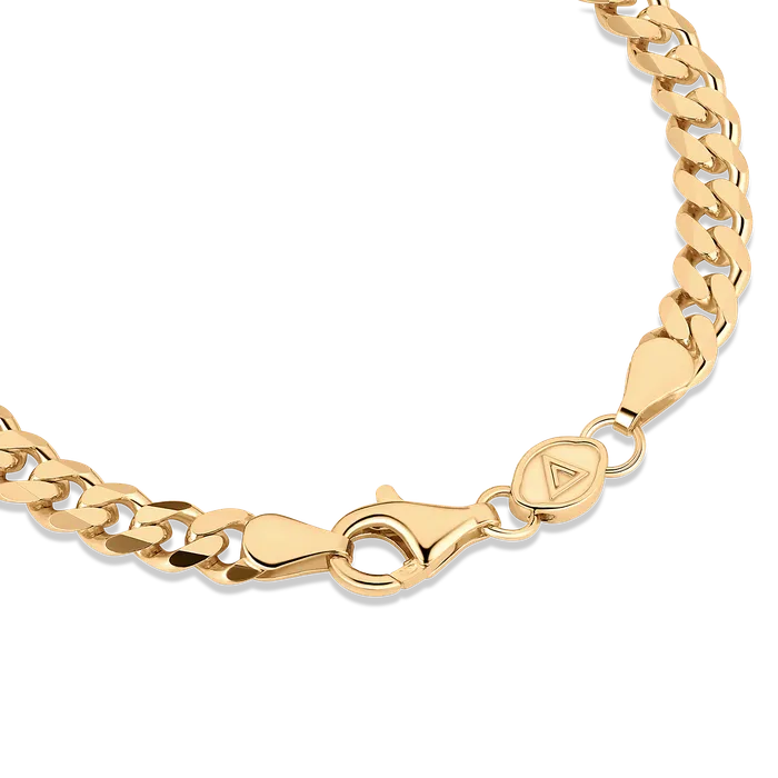 Bracelets Curb Bracelet GoldStainless Steel 5mm Florence Bracelets Curb Bracelet GoldStainless Steel 5mm Florence
