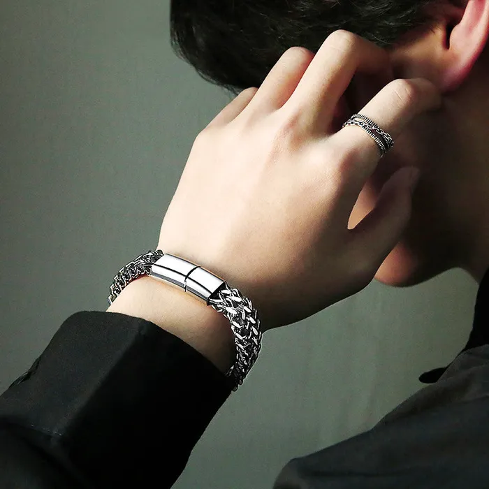 Bracelets Men Designer Pentagon Cuban Bracelet Bracelets Men Designer Pentagon Cuban Bracelet