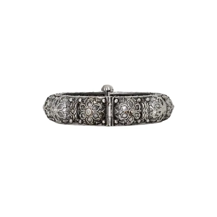 Bracelets Teejh Dayita Silver Oxidised Bangle Teejh Bracelets Teejh Dayita Silver Oxidised Bangle Teejh