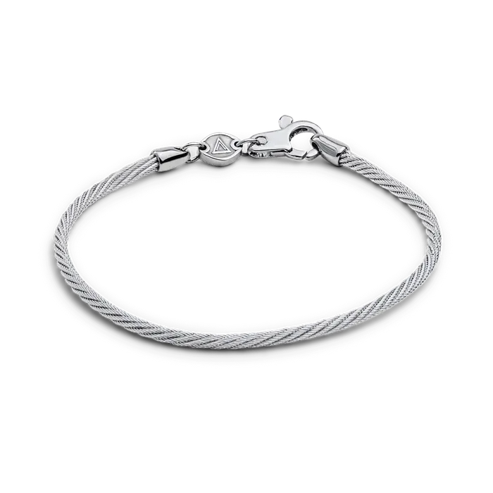 Cable Bracelet Sterling Silver Florence Bracelets
