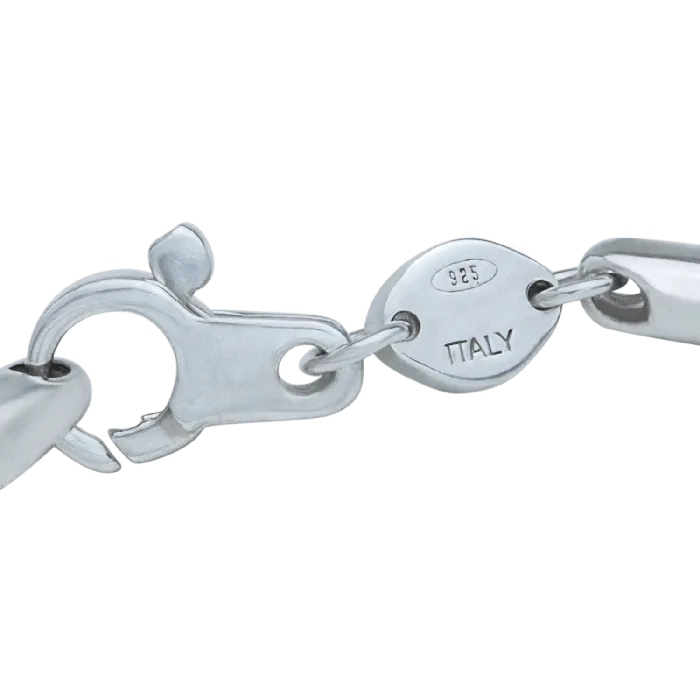 Cable Bracelet Sterling Silver Florence Bracelets