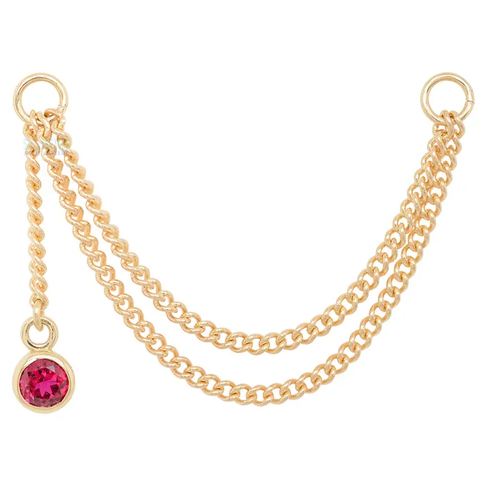 Cambio Chain Attachment in Gold with Gemstones Hialeah Fine Jewelry Necklaces Cambio Chain Attachment in Gold with Gemstones Hialeah Fine Jewelry Necklaces