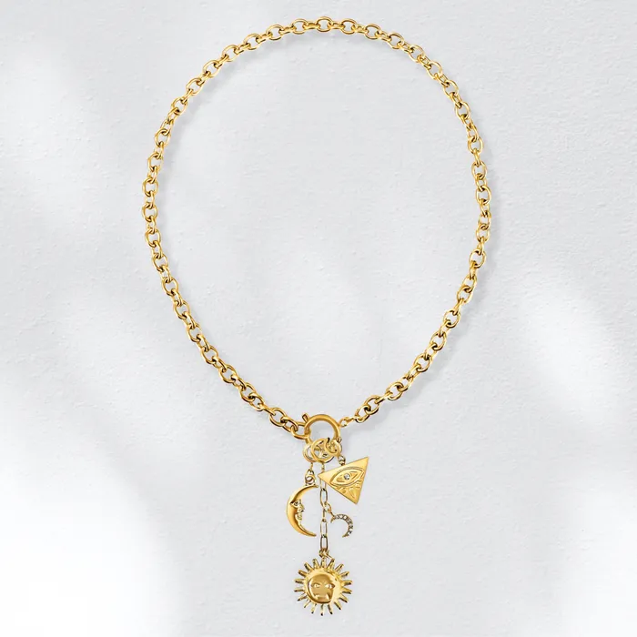 Charm Necklaces Ellie Vail Dania Celestial Charm