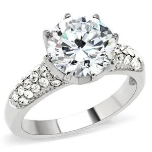 CJ152TK Wholesale Stainless Steel Clear Cubic Zirconia Pave Set Ring Green Rings CJ152TK Wholesale Stainless Steel Clear Cubic Zirconia Pave Set Ring Green Rings