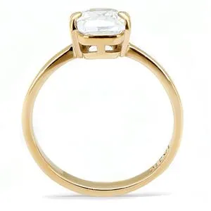 CJE3179 Wholesale Womens Stainless Steel IP Rose Gold Clear AAA Grade CZ Fashion Ring Green Rings CJE3179 Wholesale Womens Stainless Steel IP Rose Gold Clear AAA Grade CZ Fashion Ring Green Rings
