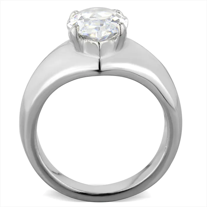 CJG2713 Radiant Marquise Crystal Stainless Steel Ring Green Rings CJG2713 Radiant Marquise Crystal Stainless Steel Ring Green Rings