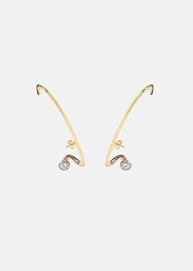 Crescendo Flare Earring KATKIMfinejewelry Earrings