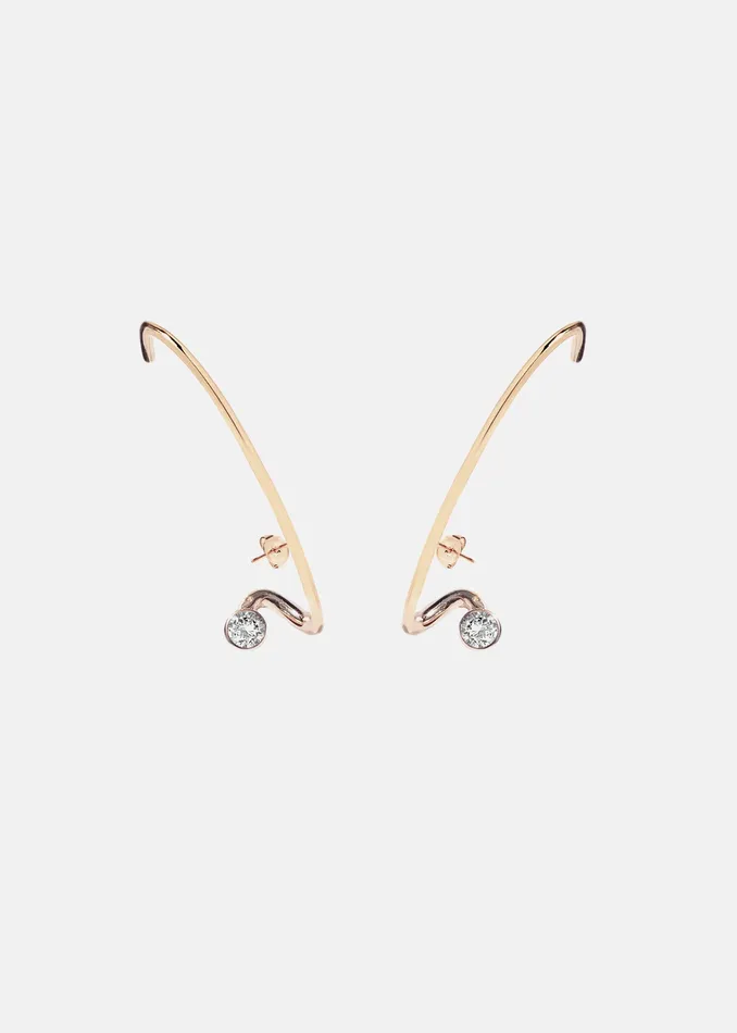 Crescendo Flare Earring KATKIMfinejewelry Earrings
