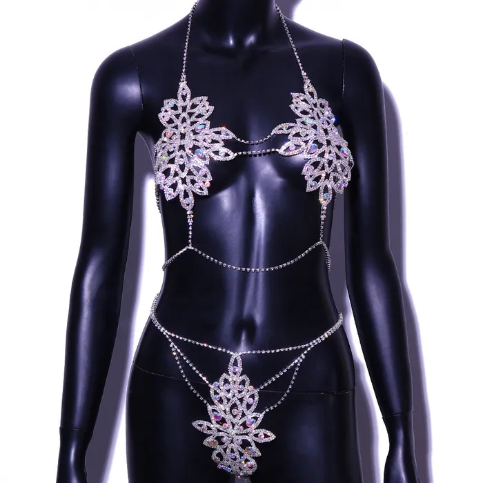 Diamond Flower Rhinestone Set THE LUMI SHOP Earrings