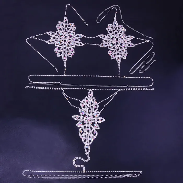 Diamond Flower Rhinestone Set THE LUMI SHOP Earrings
