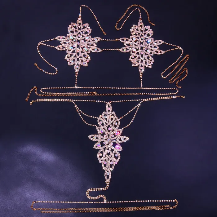 Diamond Flower Rhinestone Set THE LUMI SHOP Earrings