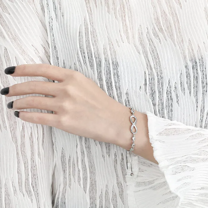 Diamond Infinity Bracelet worldnetgifts Bracelets Diamond Infinity Bracelet worldnetgifts Bracelets