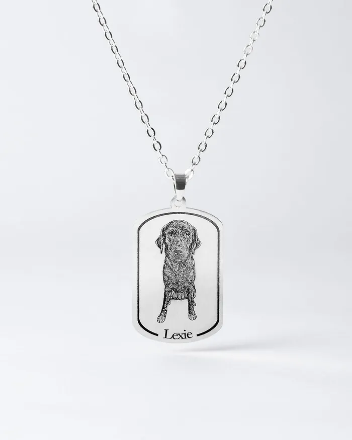 Dogtag Necklace Silvercut Original Necklaces