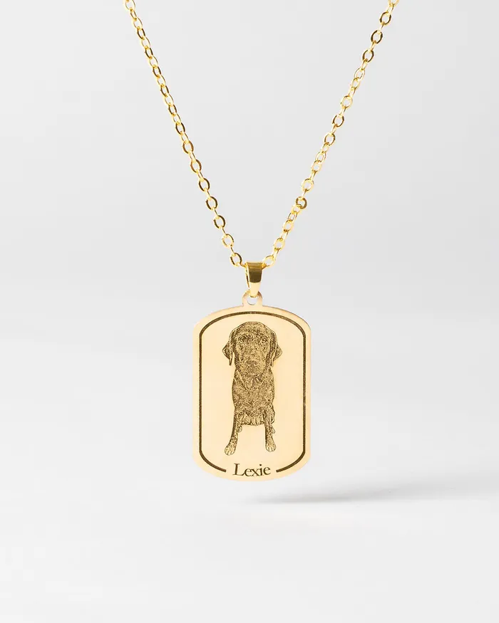Dogtag Necklace Silvercut Original Necklaces