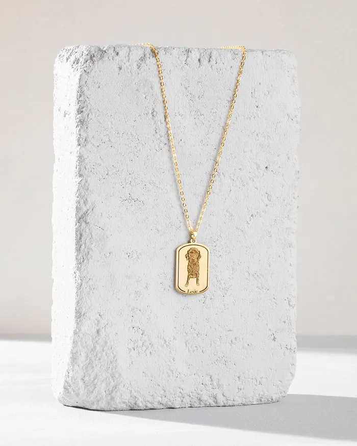 Dogtag Necklace Silvercut Original Necklaces