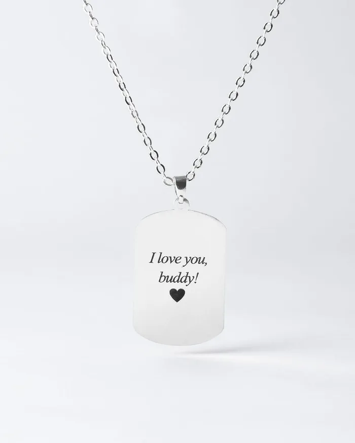Dogtag Necklace Silvercut Original Necklaces