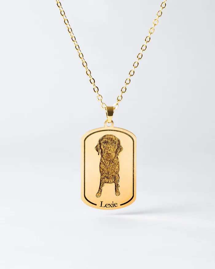 Dogtag Necklace Silvercut Original Necklaces