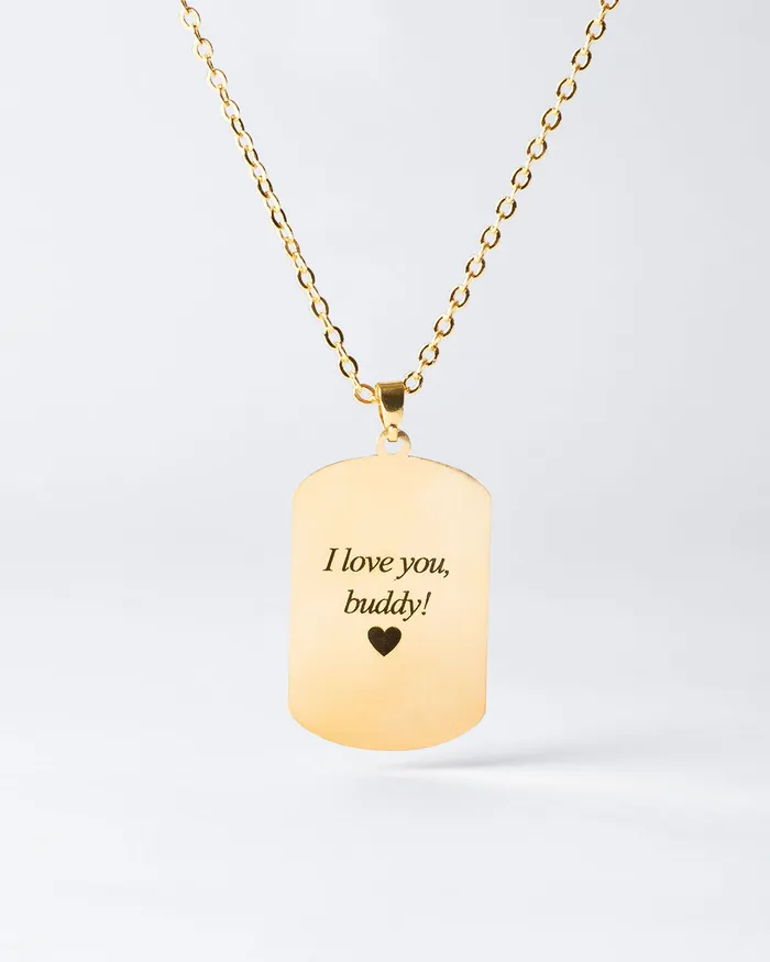 Dogtag Necklace Silvercut Original Necklaces