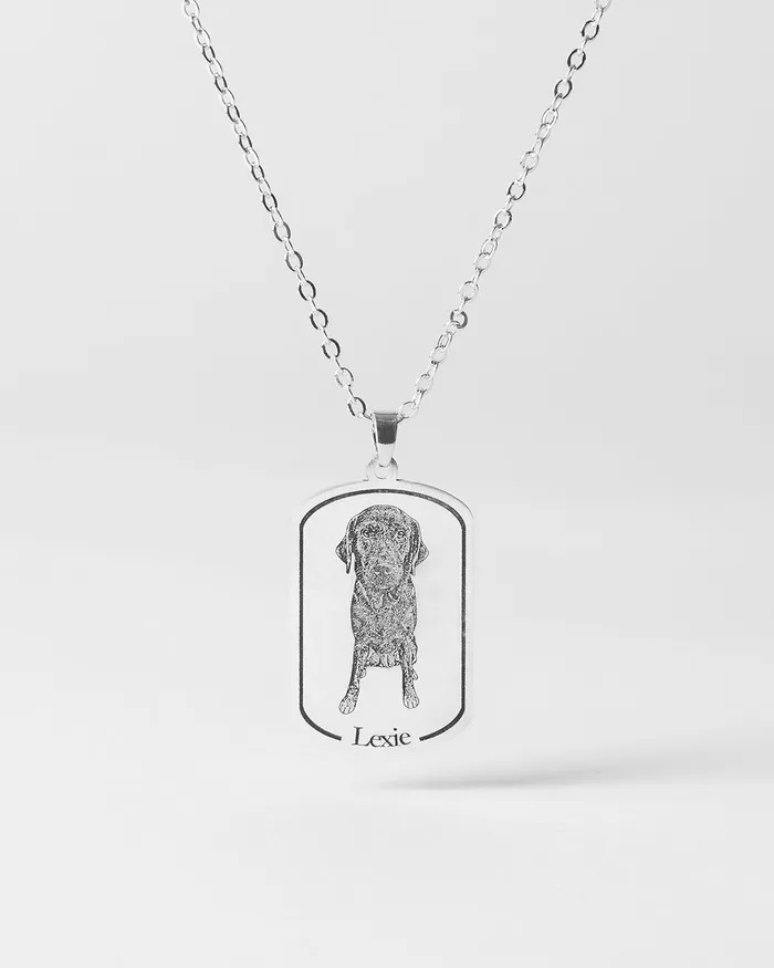 Dogtag Necklace Silvercut Original Necklaces