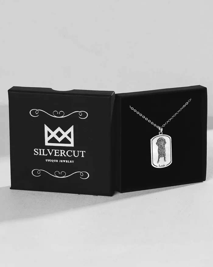 Dogtag Necklace Silvercut Original Necklaces