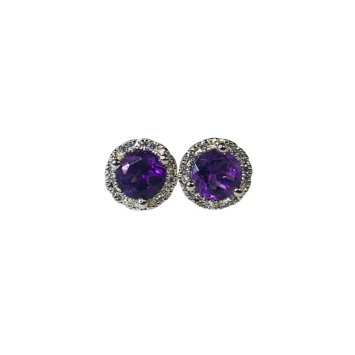 Donald Haack Diamonds Necklaces Amethyst Studs