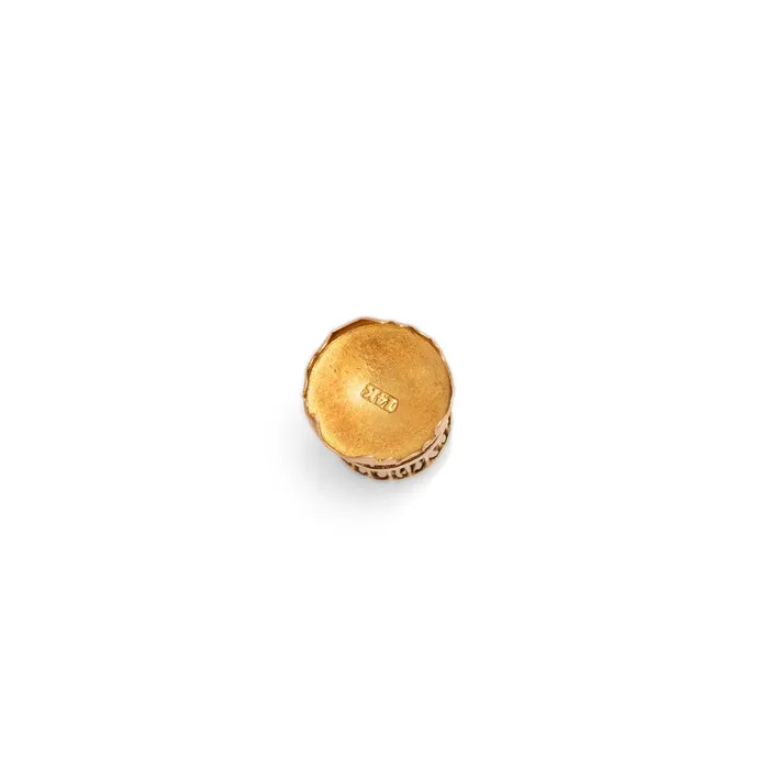 Earrings Antique Victorian 14k Gold Birdcage Charm