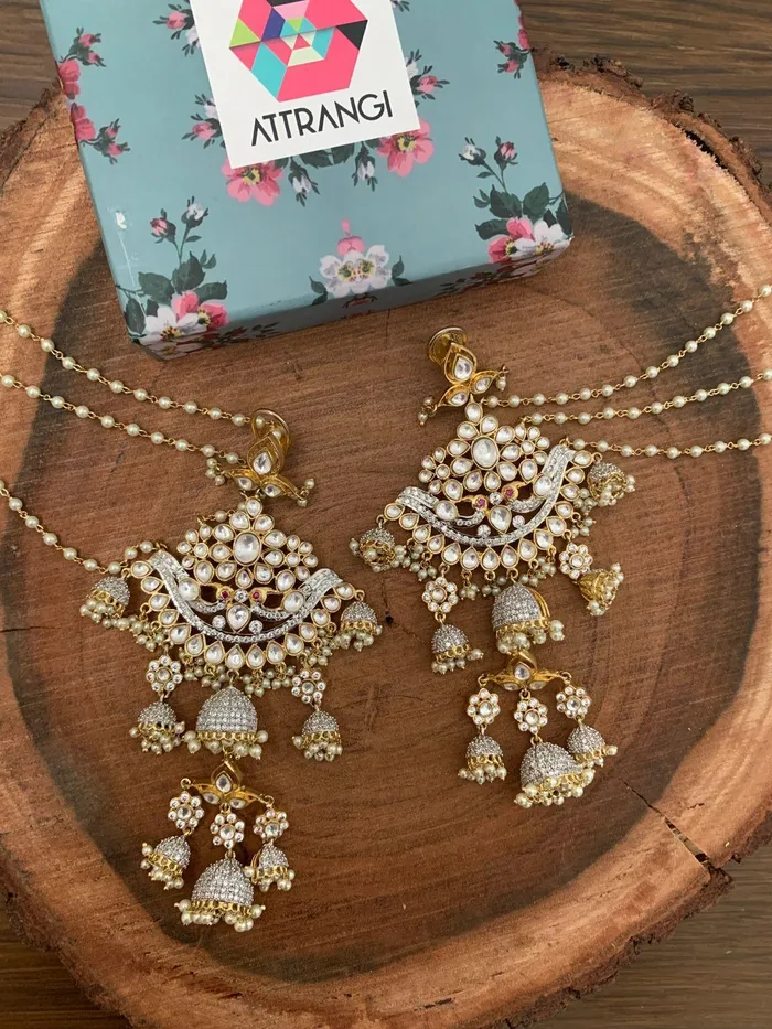 Earrings Attrangi Oversized Tania Earrings Earrings Attrangi Oversized Tania Earrings