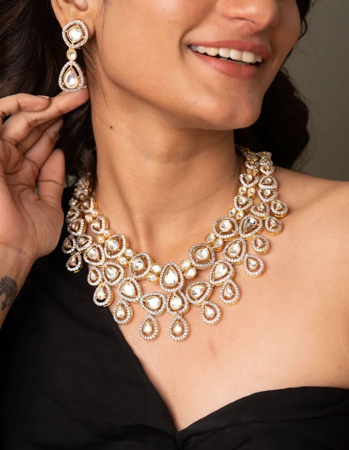 Earrings attrangi1 Shahana Polki Set Earrings attrangi1 Shahana Polki Set