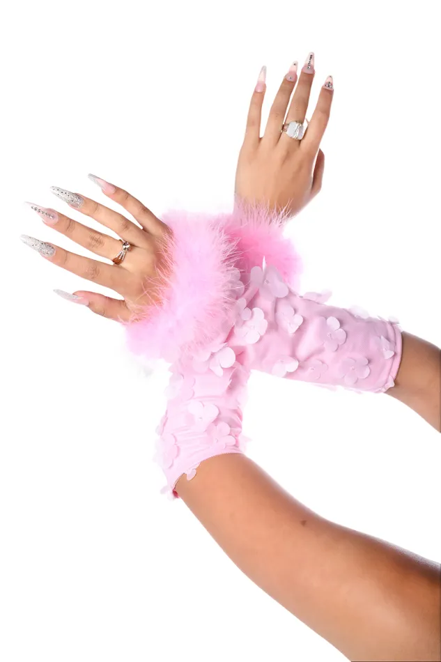 Earrings Bubblegum Babe Fuzzy 3D Sleeves THE LUMI SHOP