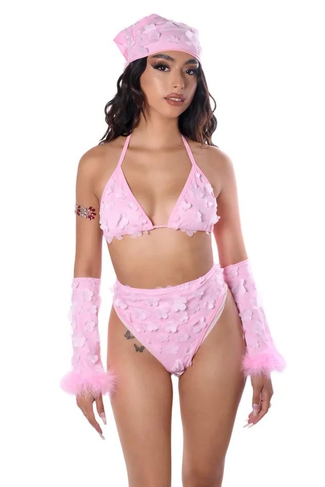 Earrings Bubblegum Babe Fuzzy 3D Sleeves THE LUMI SHOP