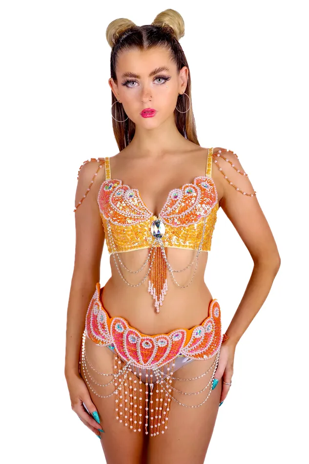 Earrings Citrus Mermaid Carnival Set THE LUMI SHOP