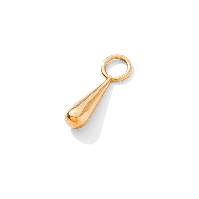 Earrings Droplet Charm in Gold Tawapa