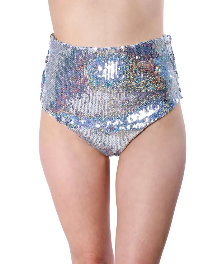 Earrings Shimmer Star Sequin High Waisted Bottom THE LUMi SHOP